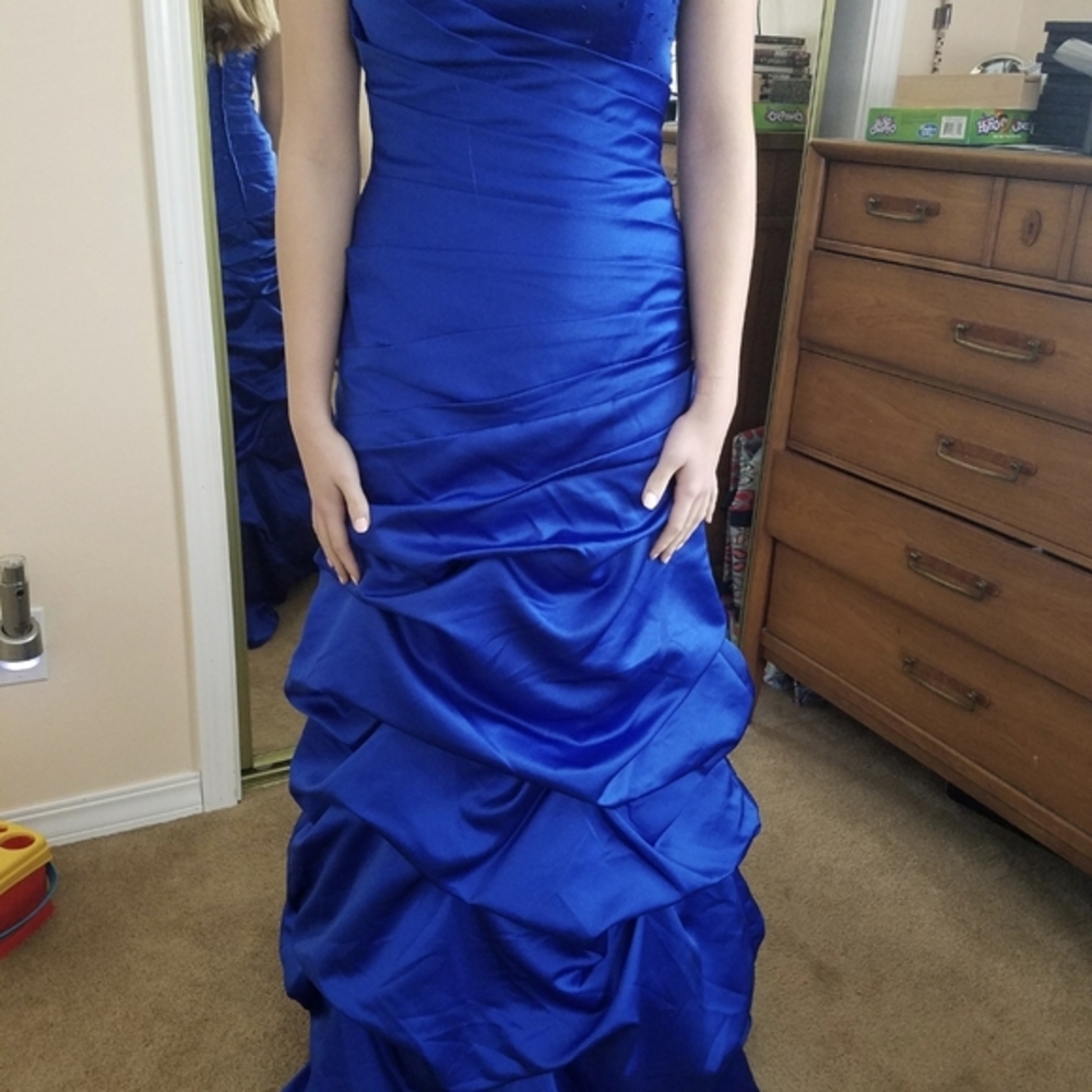 Elegant Formal Rouched Prom Dress